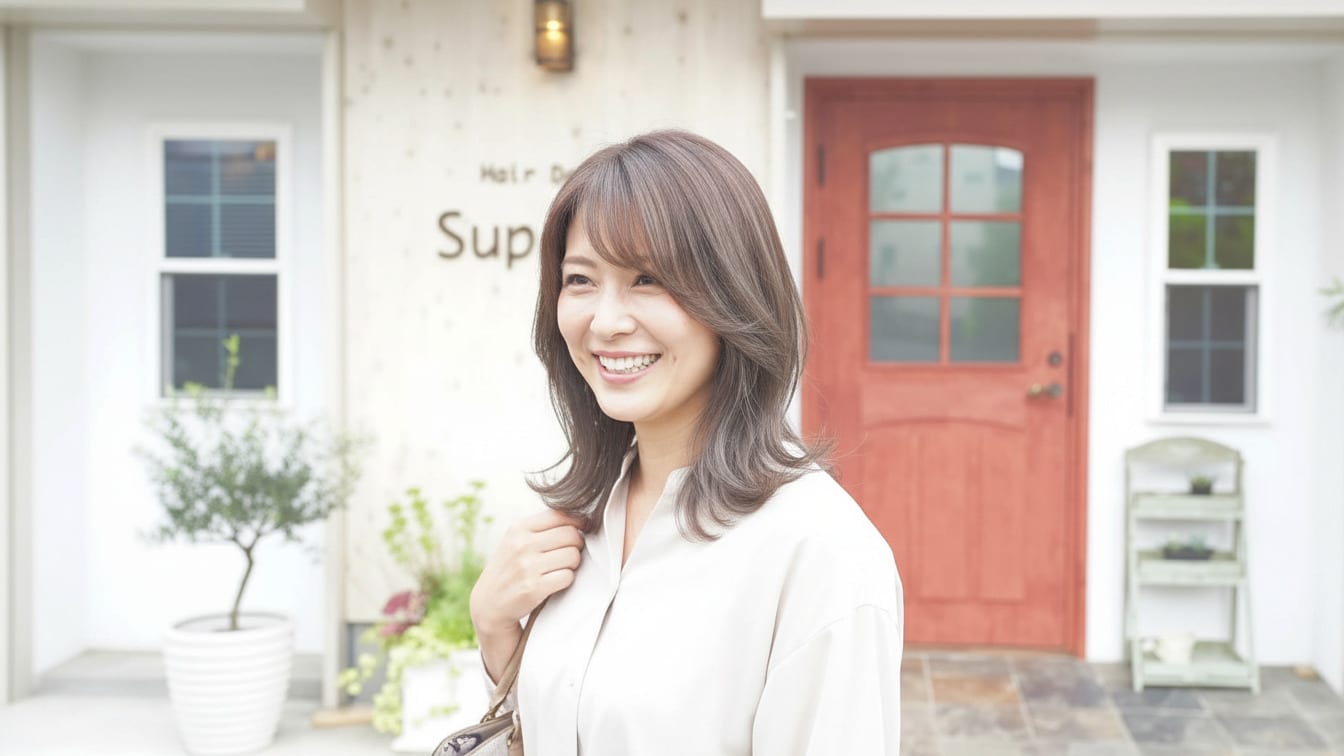 白髪ぼかしのページのイメージ